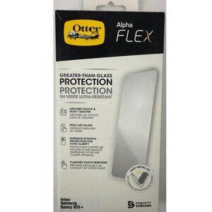 OtterBox Alpha Flex Glass Screen Protector Samsung Galaxy S23+ Clear NIB